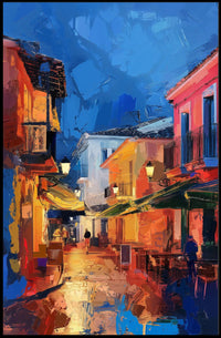 Vintage Parisian Landmarks Art Deco Poster