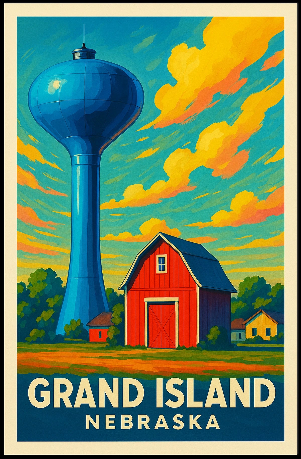 Grand Island, Nebraska Poster