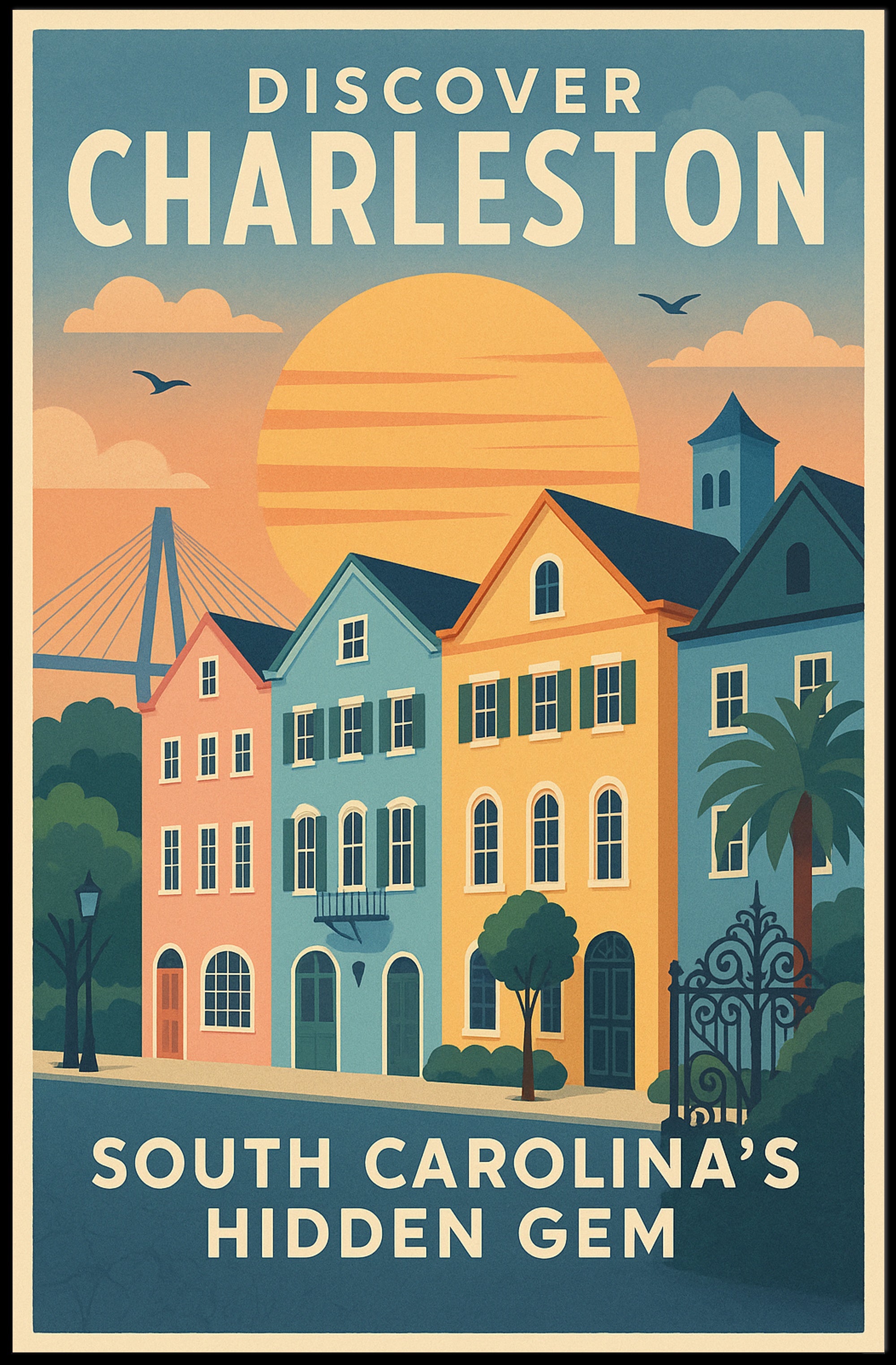 Discover Charleston Poster PosterGoat