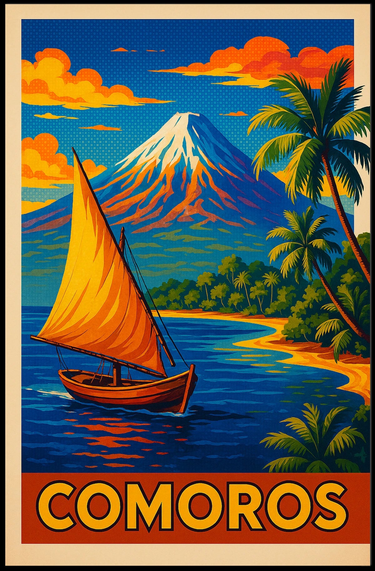 Comoros Island Paradise Poster