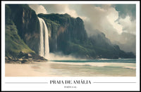 Serene Portugal Coastal Escape Travel Poster