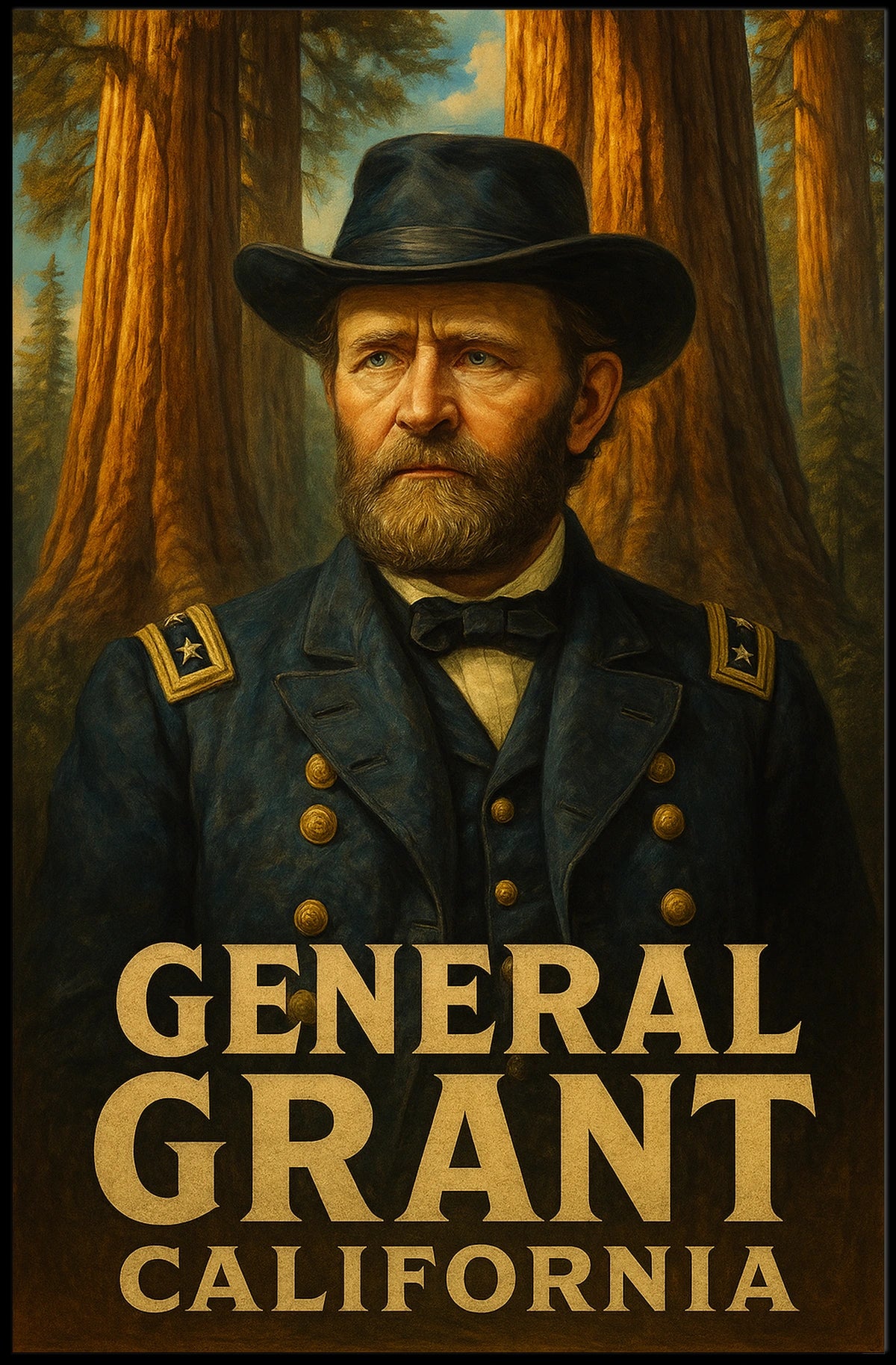 General Grant In California Poster