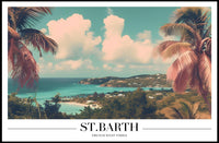 Stunning St. Barth Coastal Escape Travel Poster