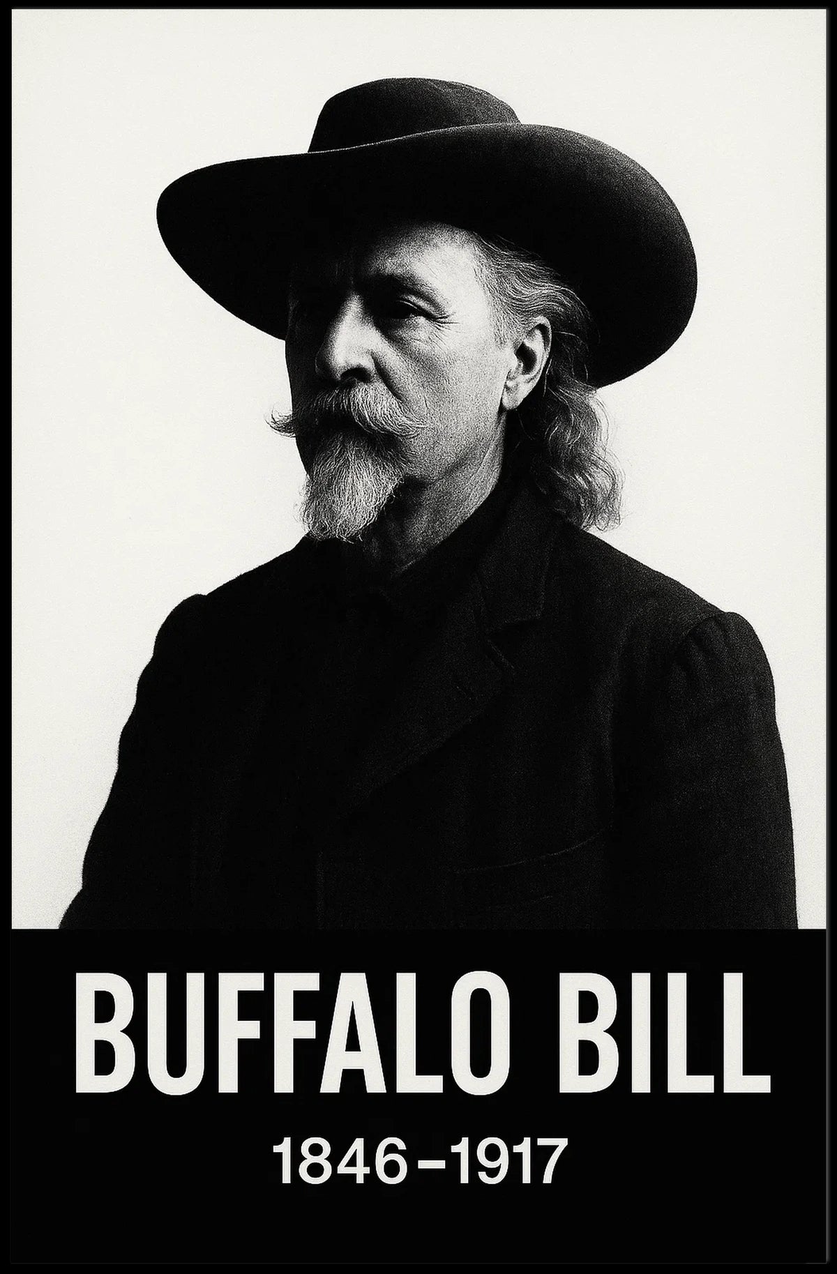 Buffalo Bill Western Icon Cultural or Heritage Poster
