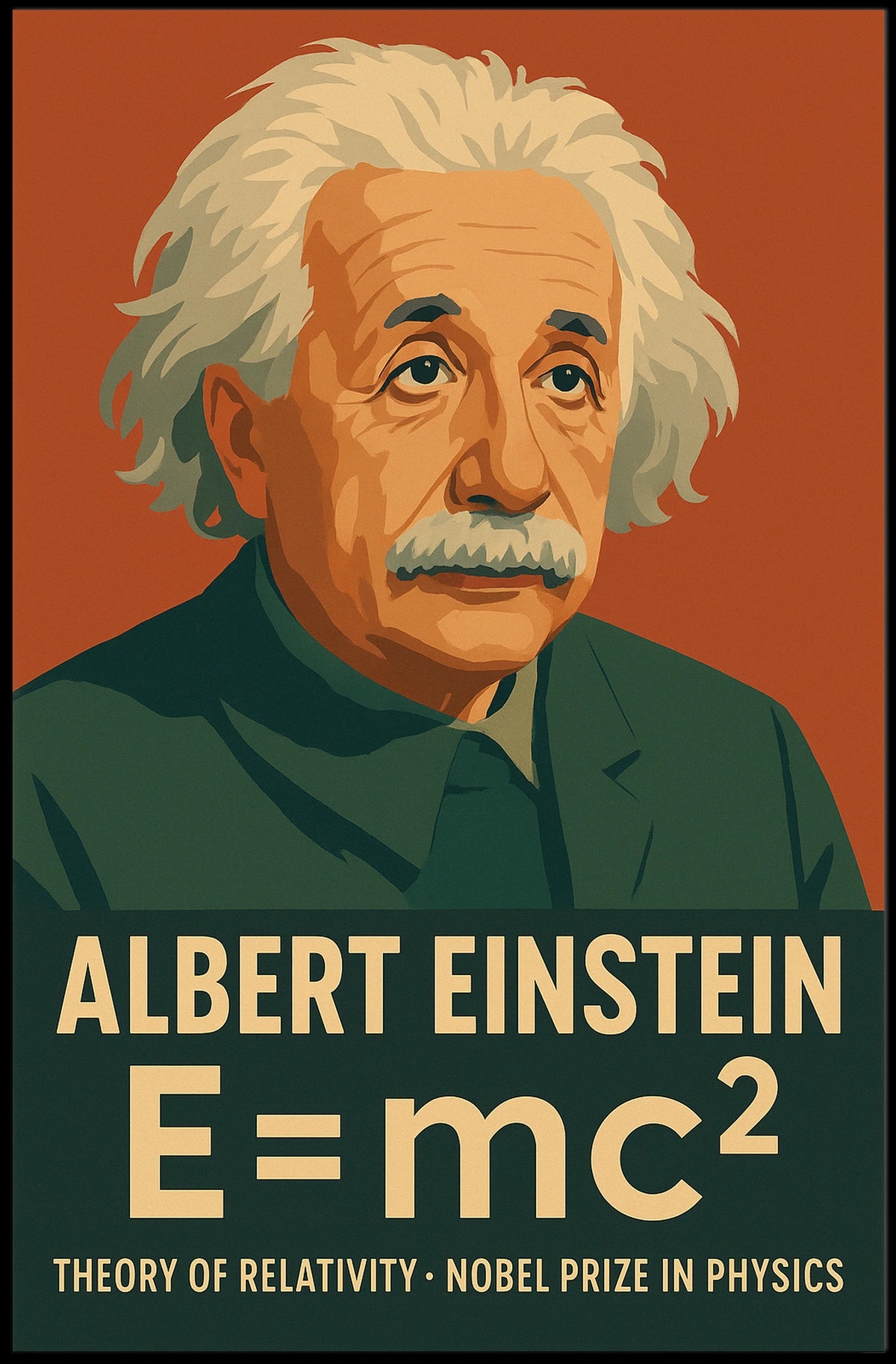Albert Einstein Theory Of Relativity Poster