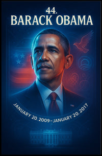 Barack Obama 44Th President Poster