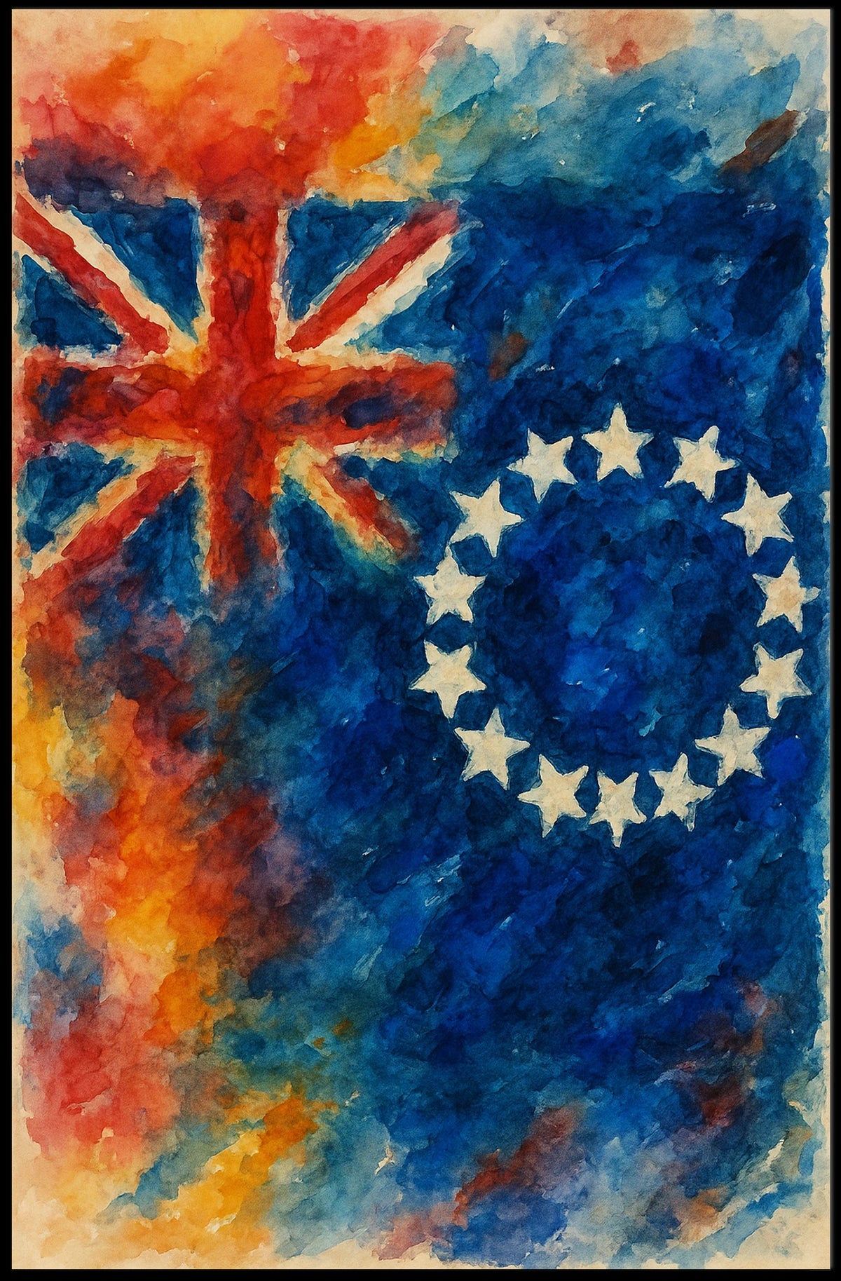 Union Of Flags Poster