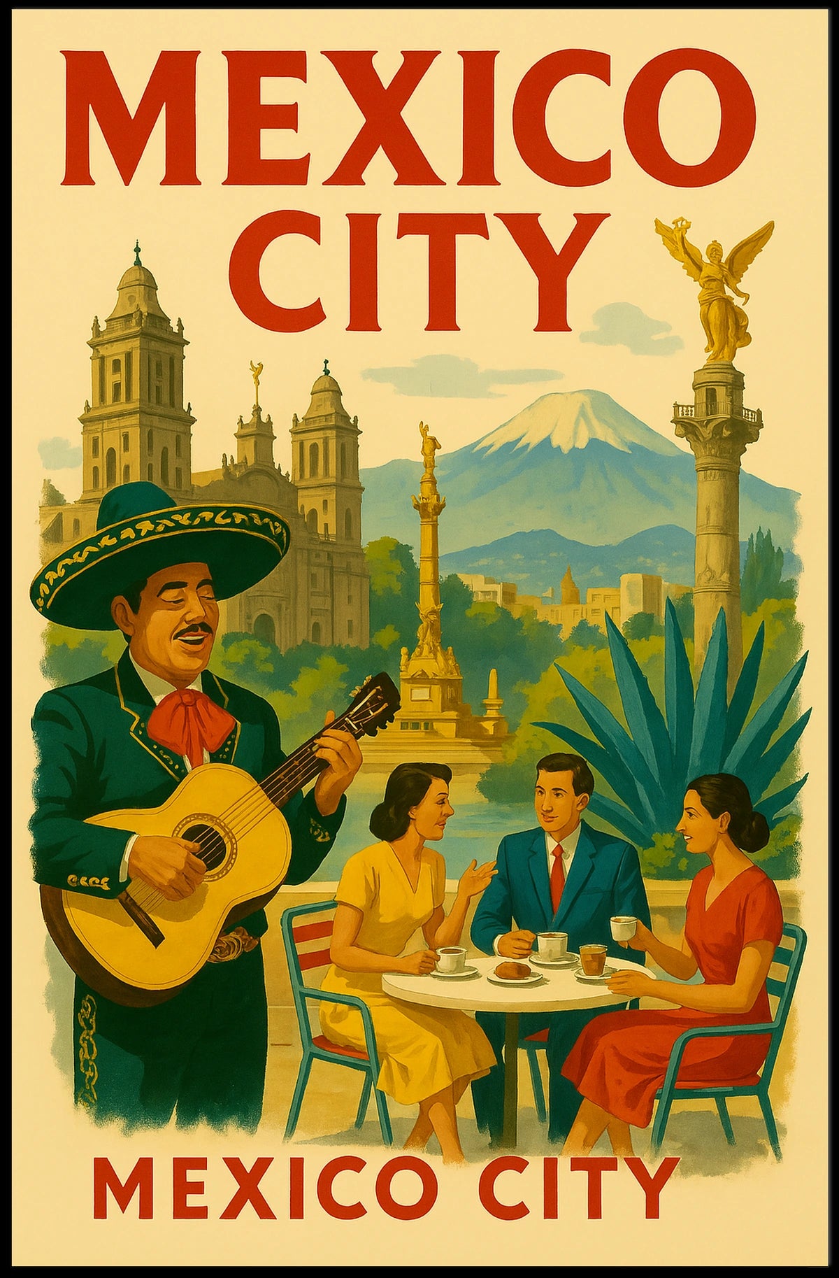 Vibrant Mexico City Poster