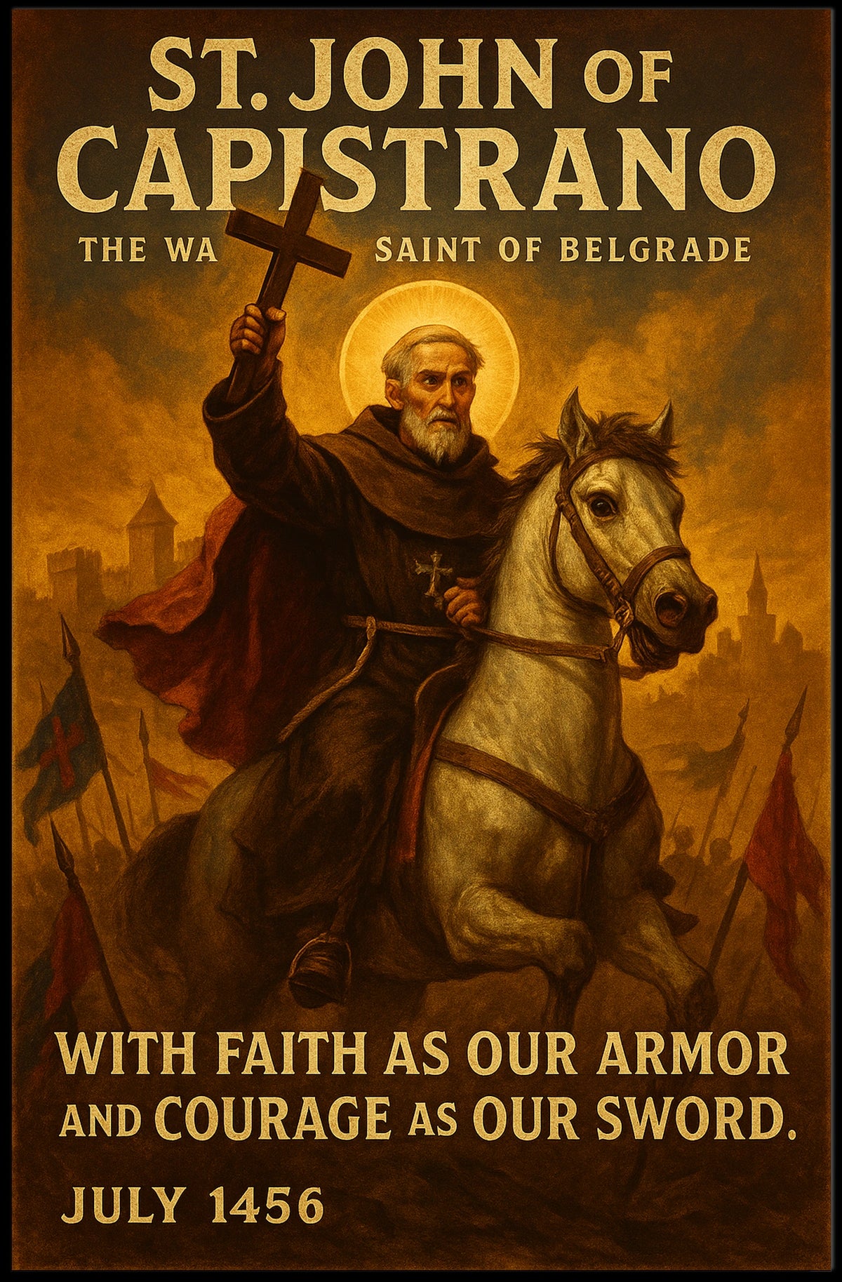 St. John of Capistrano The Warrior Saint Poster