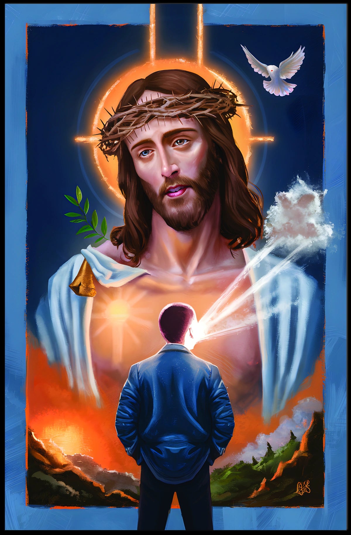 Divine Reflection Poster