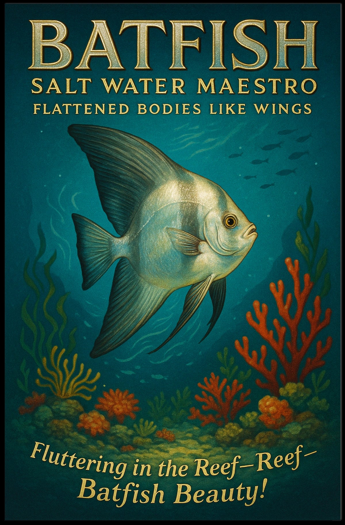 Batfish Salt Water Maestro Poster