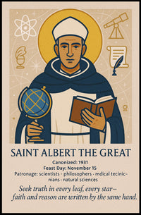 Saint Albert the Great Poster PosterGoat