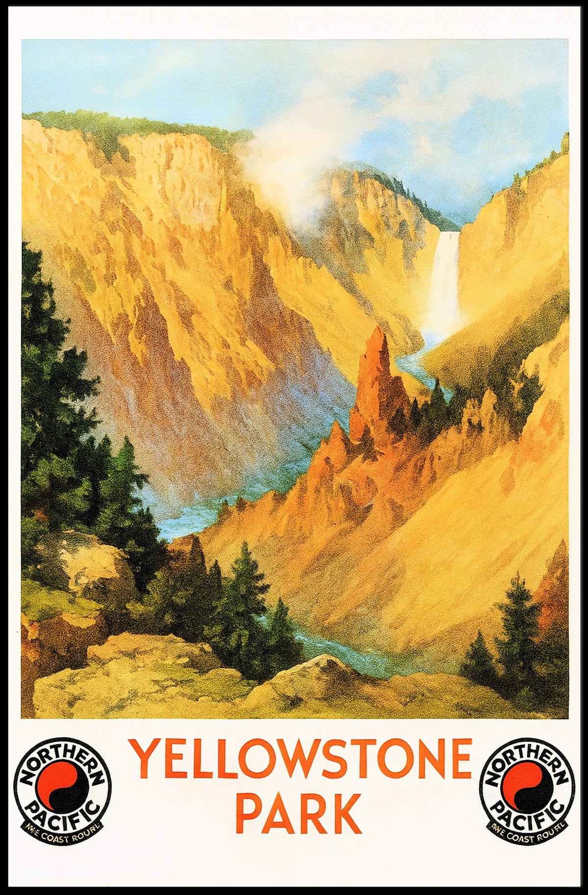 Yellowstone Park Northern Pacific Poster