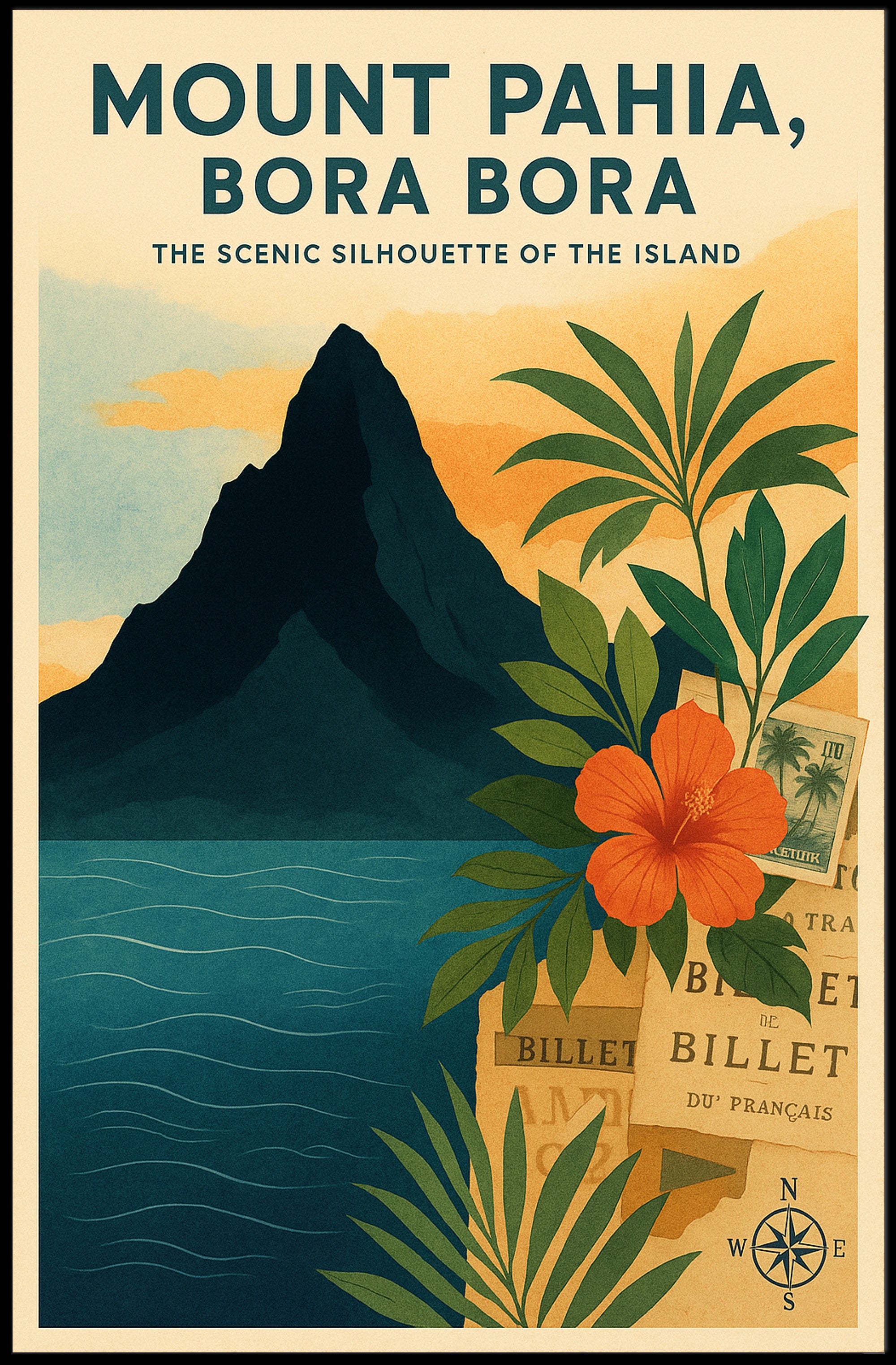 Bora Bora Adventure Travel Poster PosterGoat