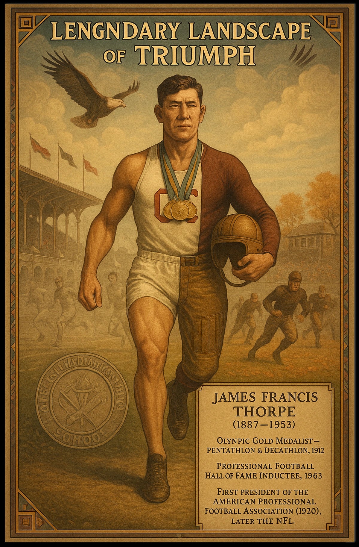 Legendary Landscape of Triumph Poster