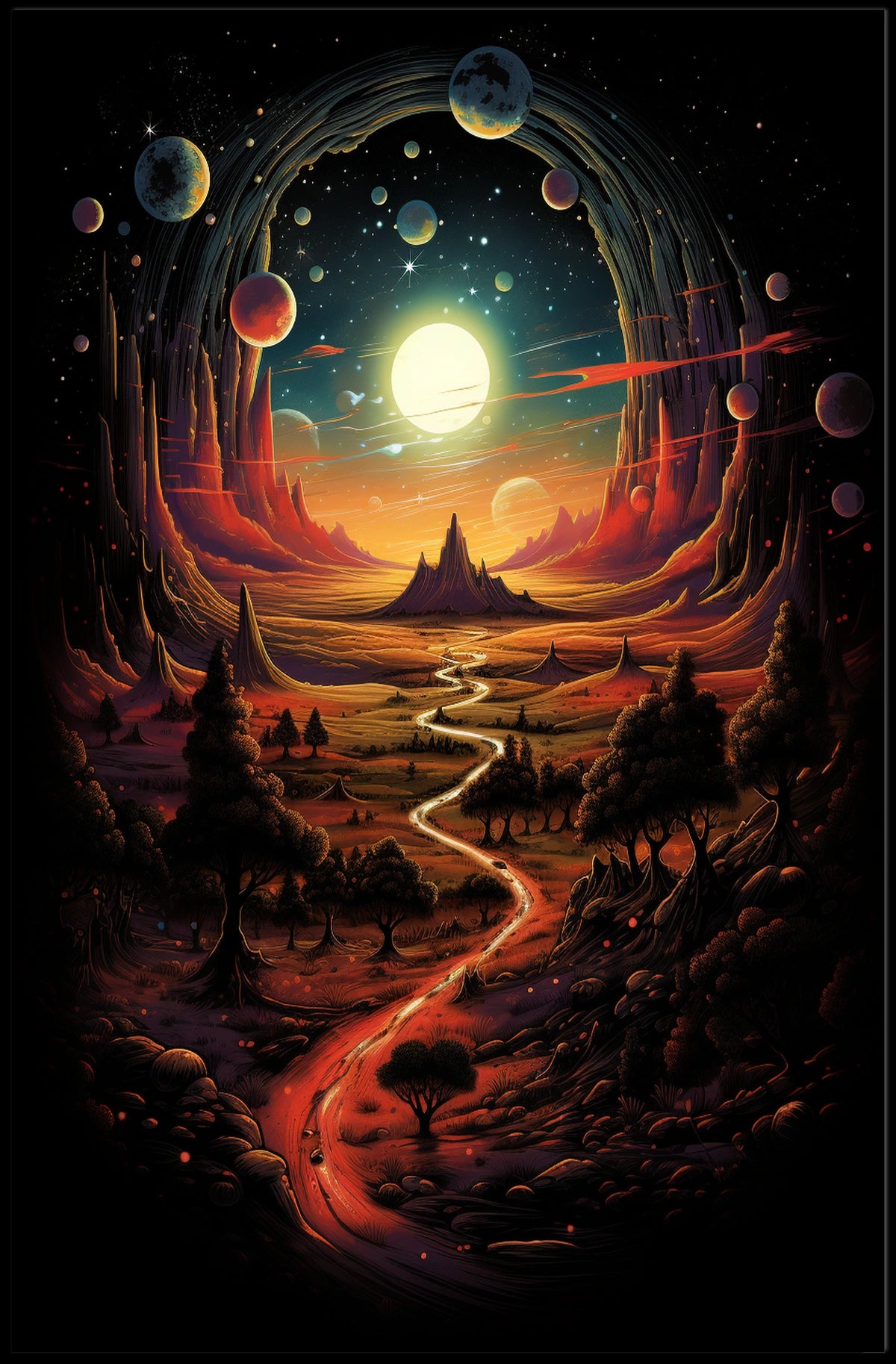 Celestial Odyssey Poster