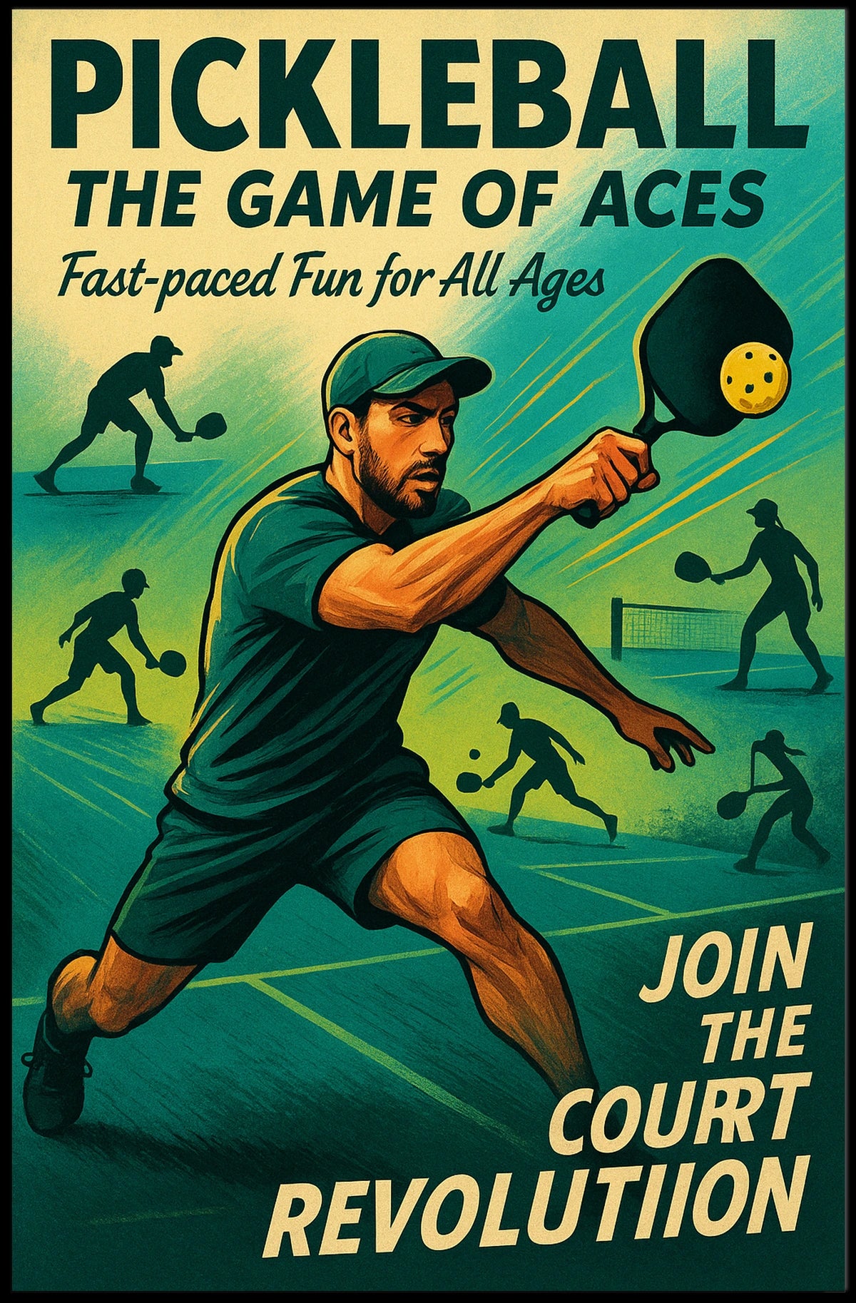 Pickleball Revolution Poster