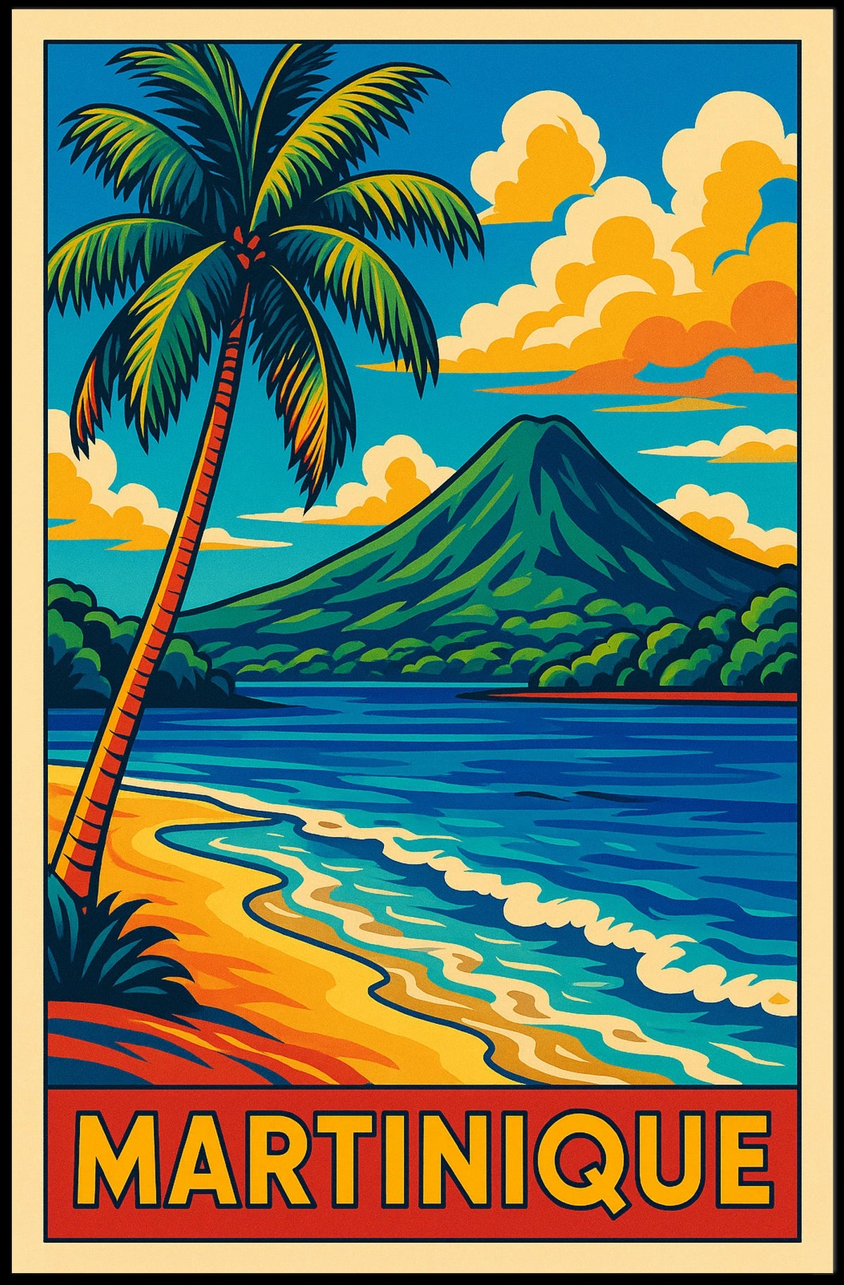 Martinique Paradise Poster