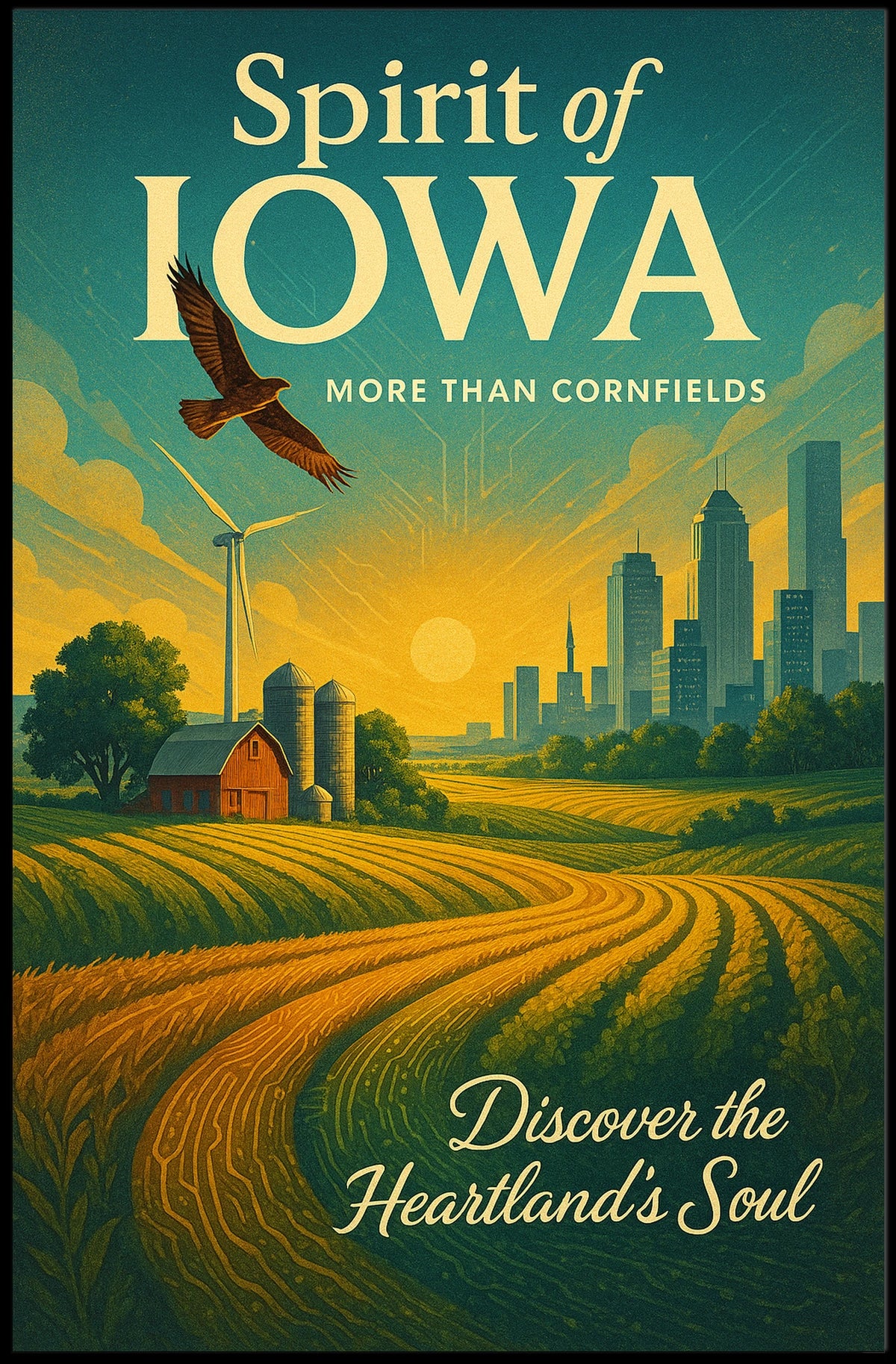 Spirit of Iowa Poster