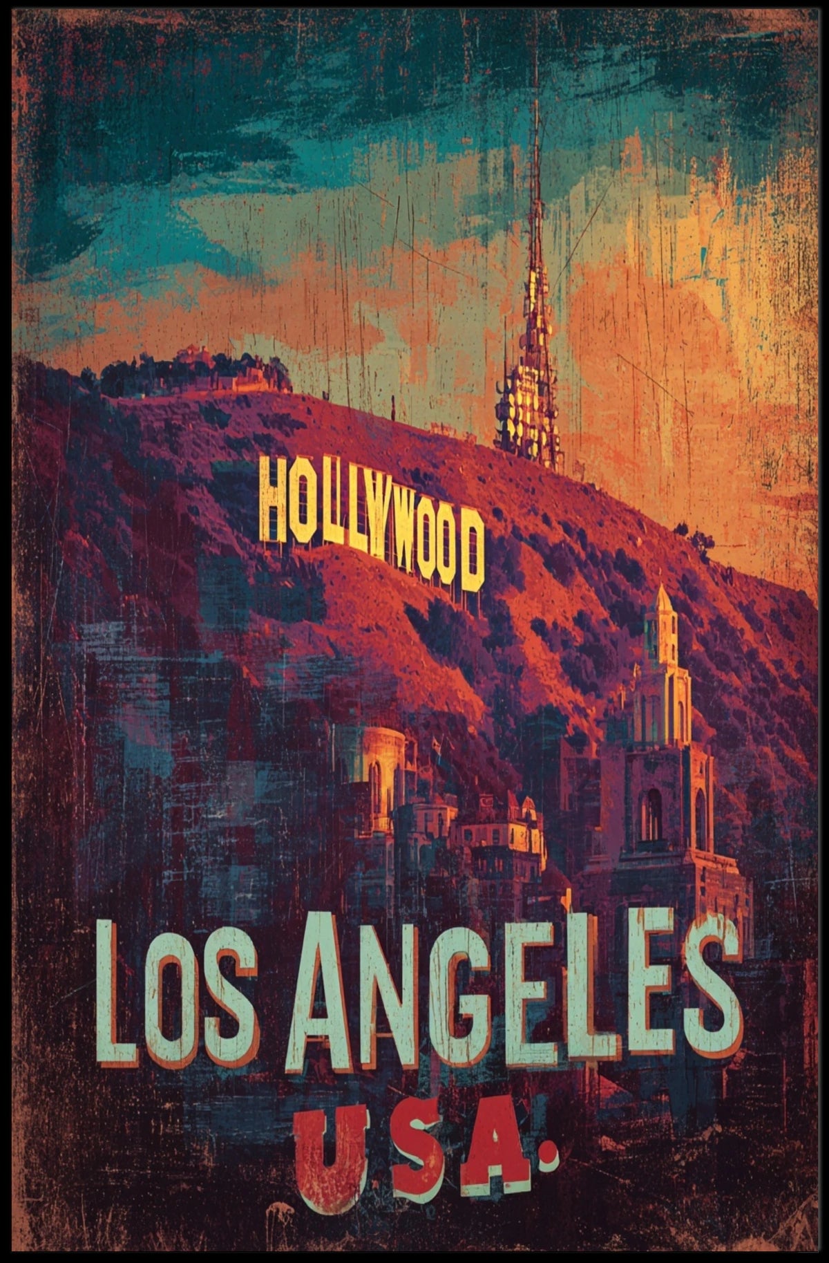Hollywood Dreams Los Angeles, USA Poster