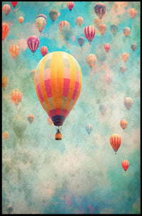 Colorful Balloon Festival Poster