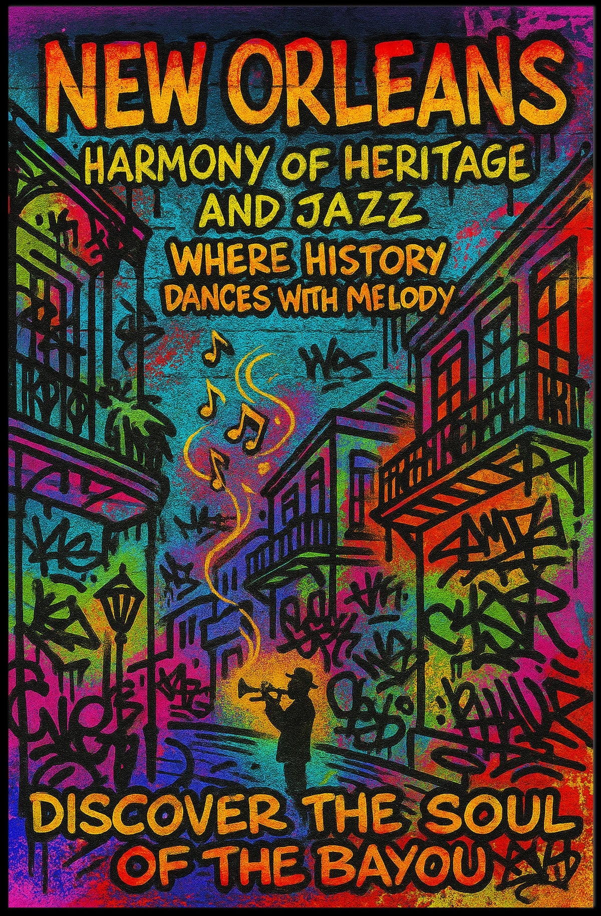 New Orleans Harmony Of Heritage And Poster