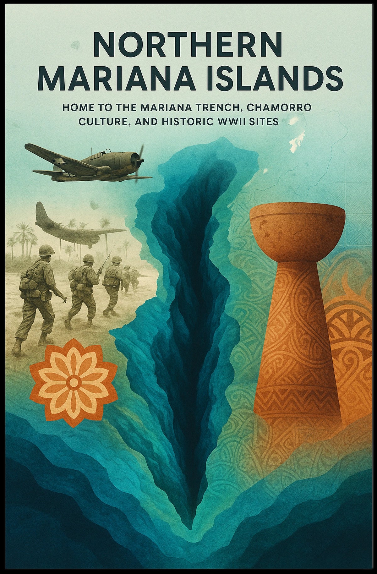 Discover the Northern Mariana Islands Poster