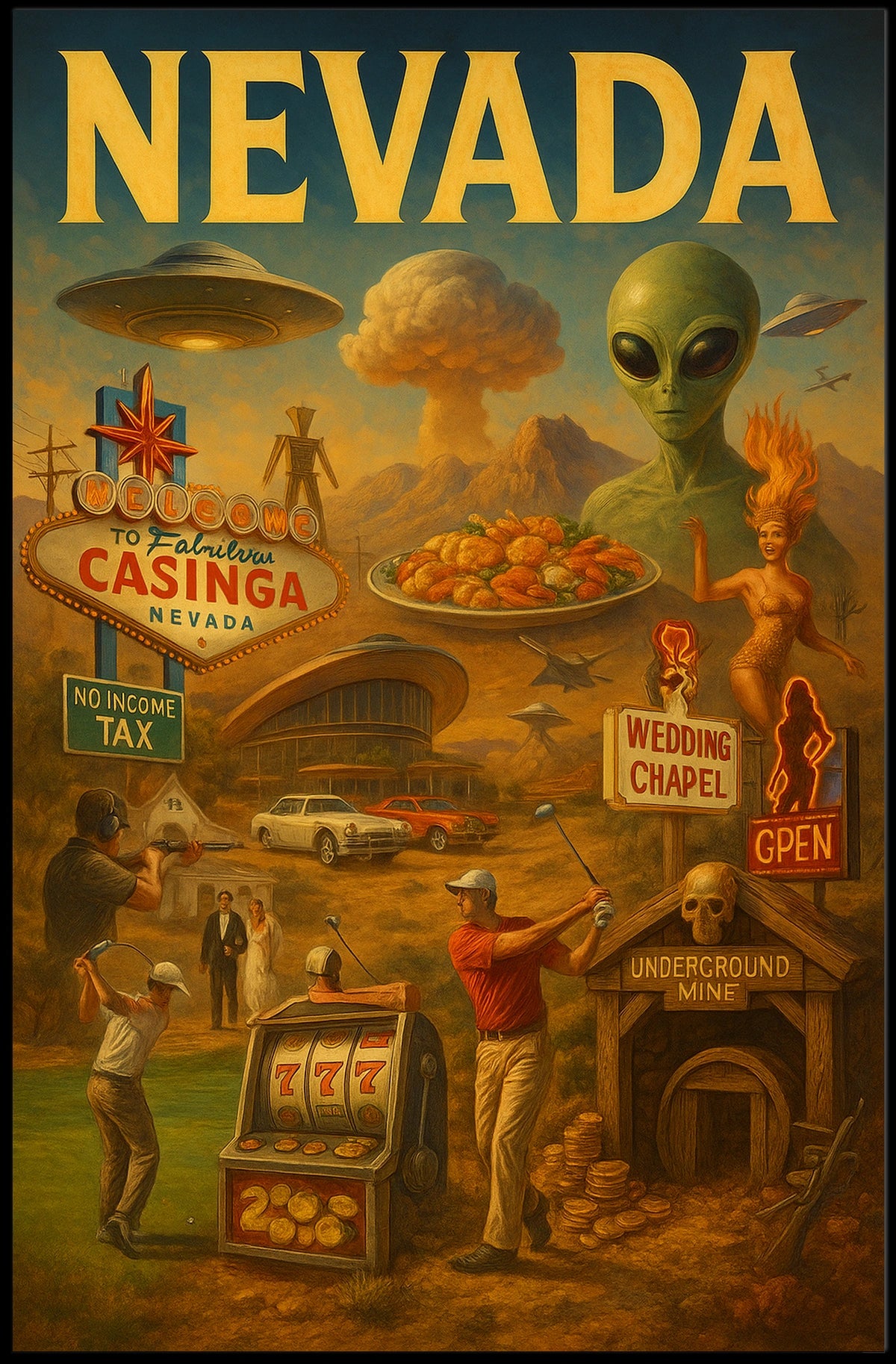 Nevada Dreamscape Poster