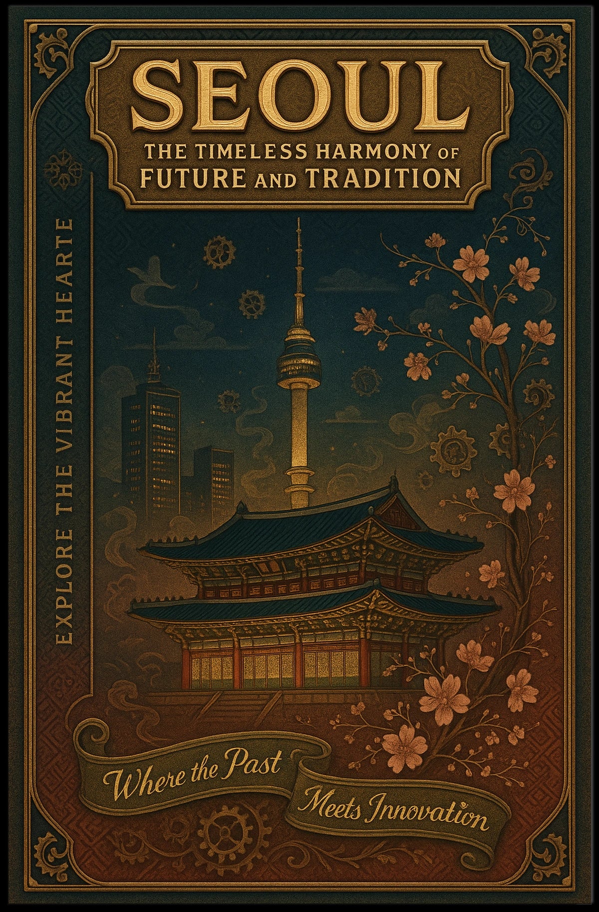 Explore the Vibrant Heart of Seoul Poster