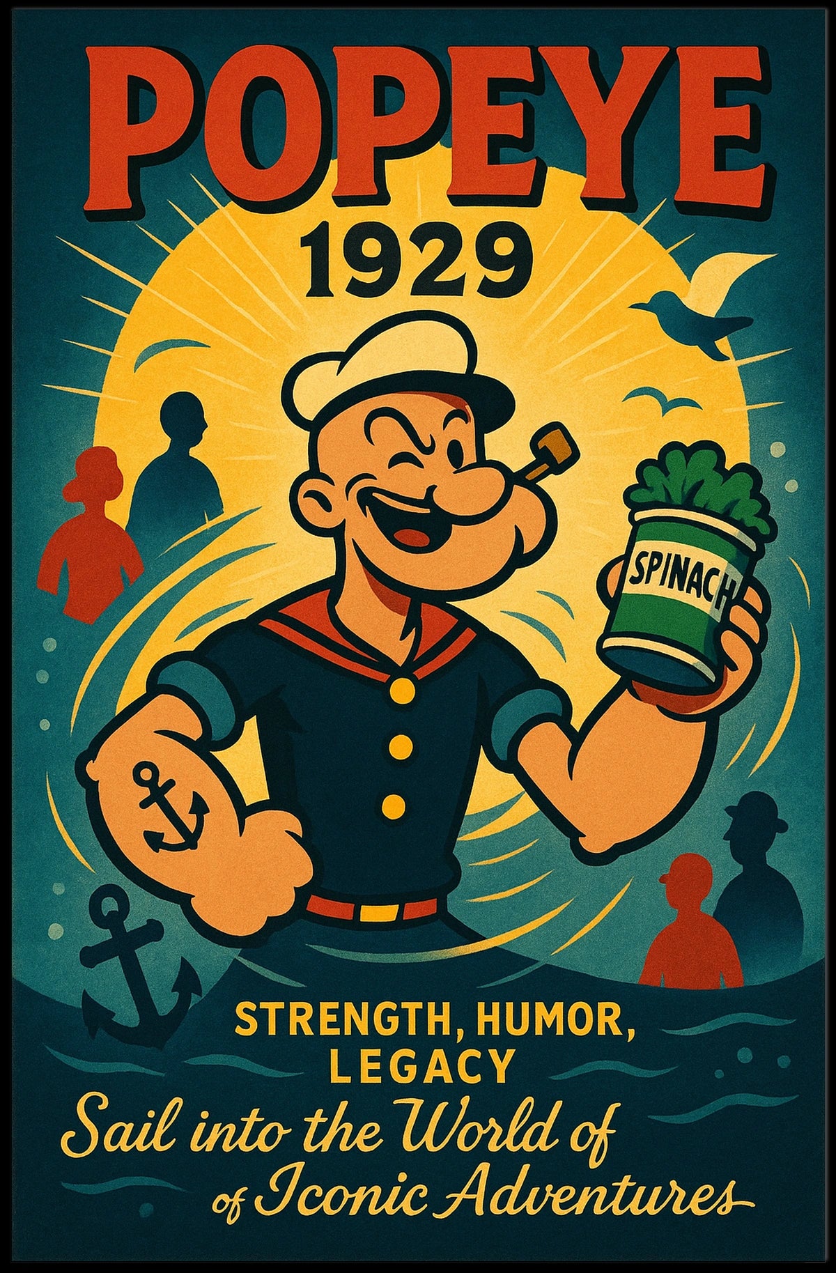 Popeye 1929 Art Poster POP-120