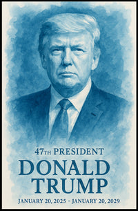 Commanding Presence The Donald Trump Portrait Poster