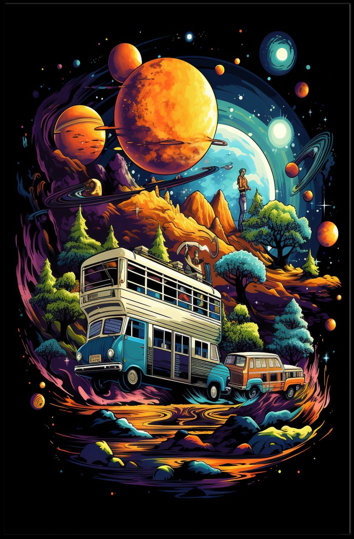 Cosmic Journey Adventure Poster