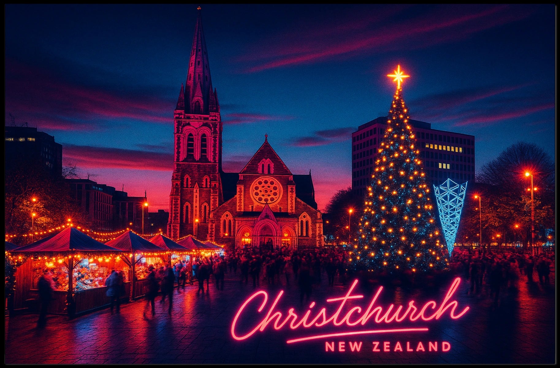 Christmas in Christchurch Poster