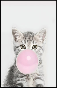 Bubblegum Kitten Poster