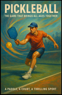Pickleball A Game for All Ages Poster