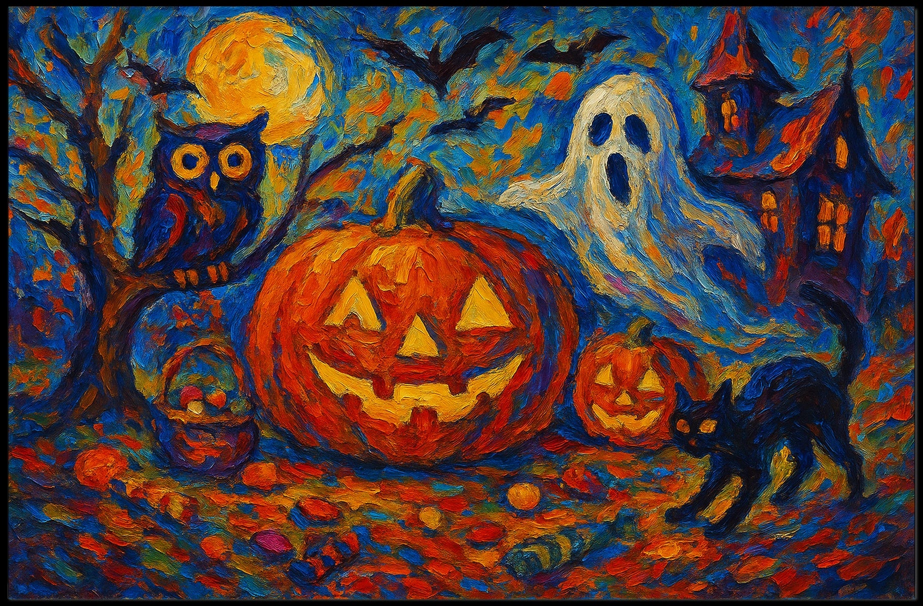 Halloween Night Spectacle Poster