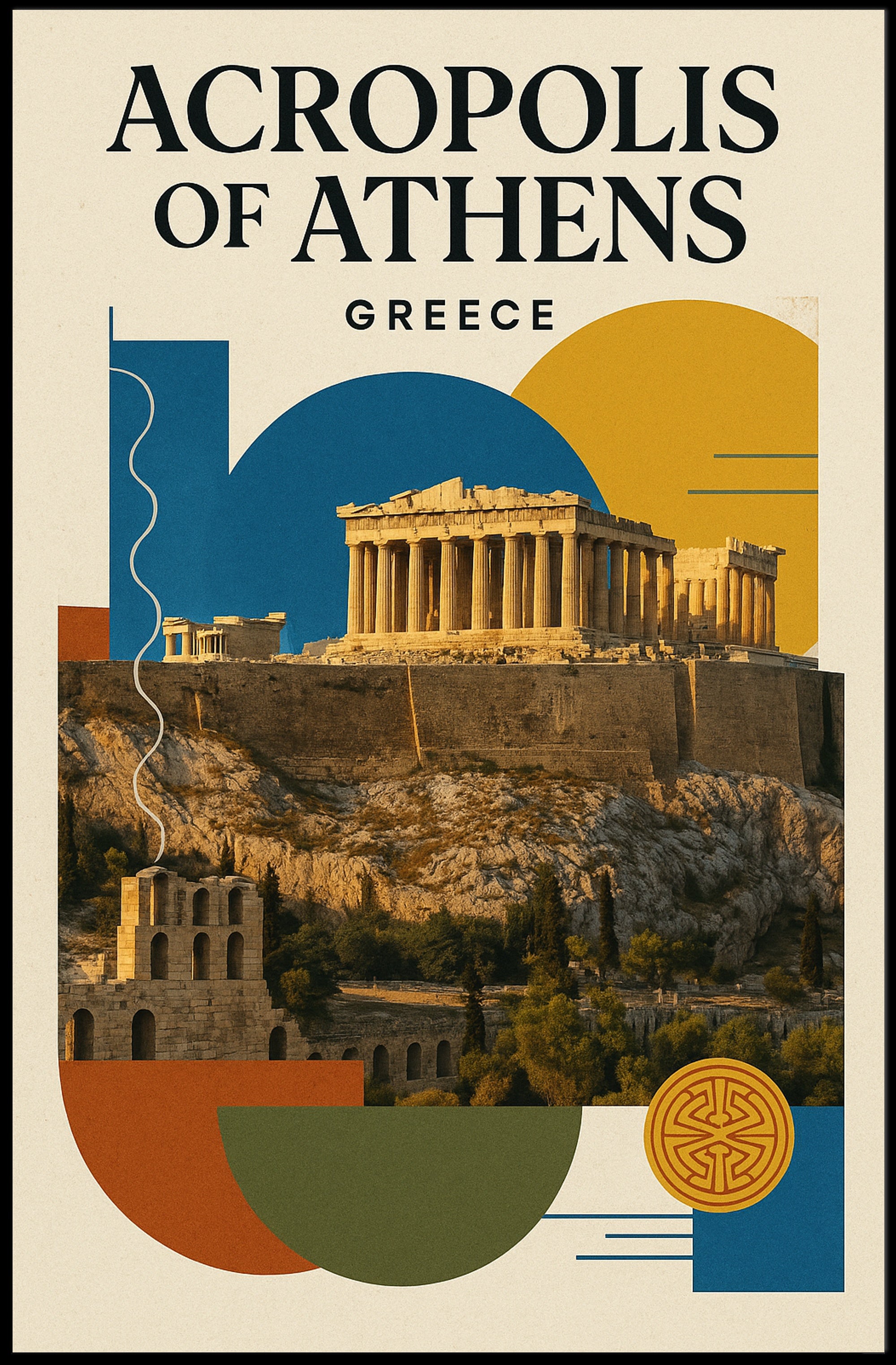 Acropolis of Athens Poster PosterGoat