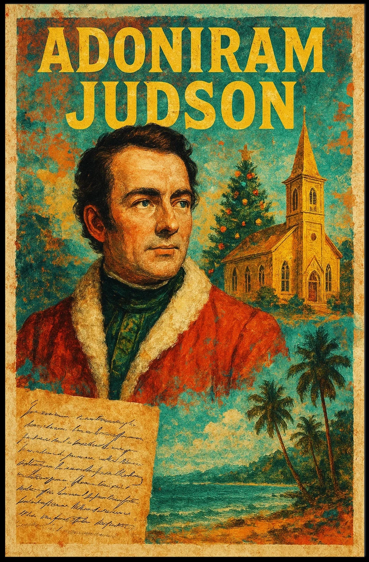 Adoniram Judson Faithful Legacy Historical or Presidential Poster