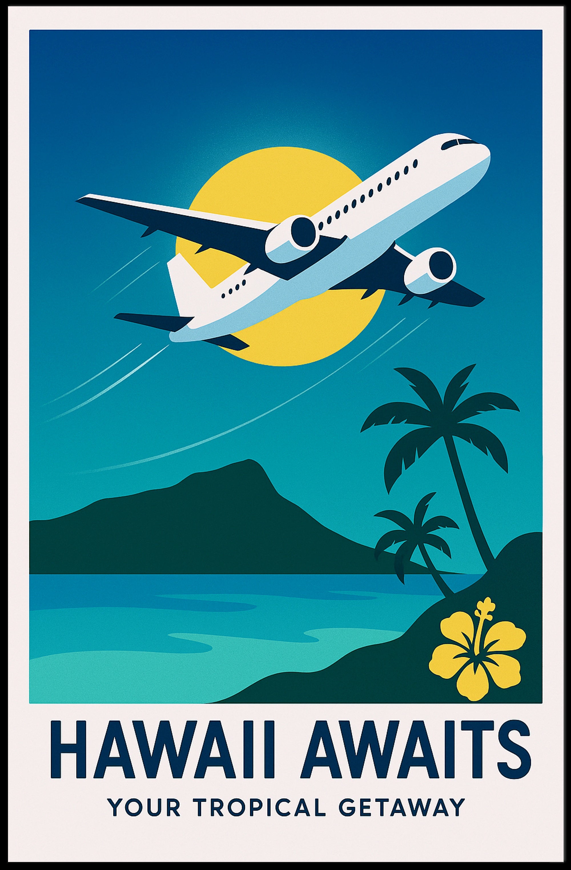 Hawaii Awaits Your Tropical Getaway Poster PosterGoat
