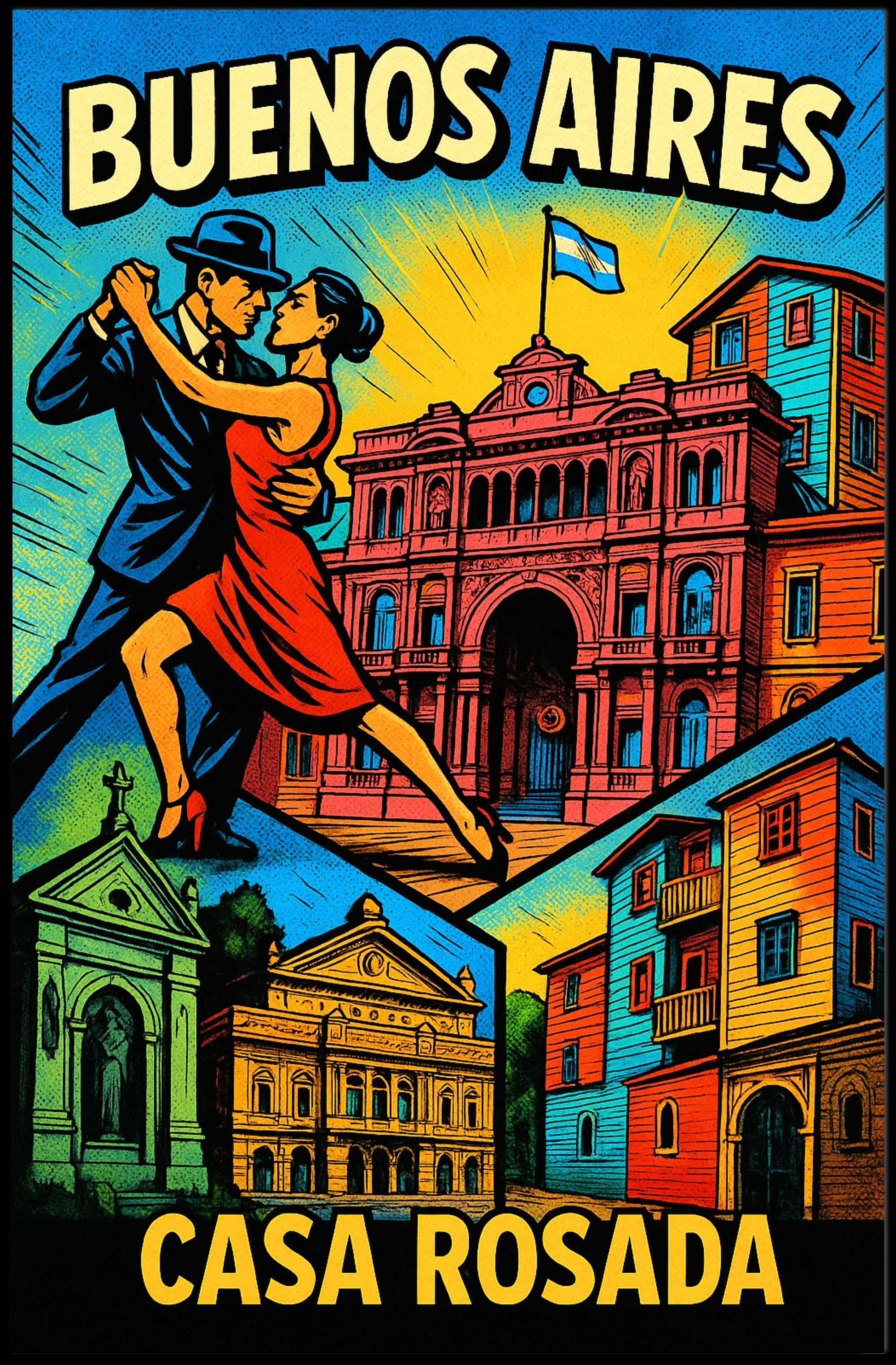 Buenos Aires Casa Rosada Poster