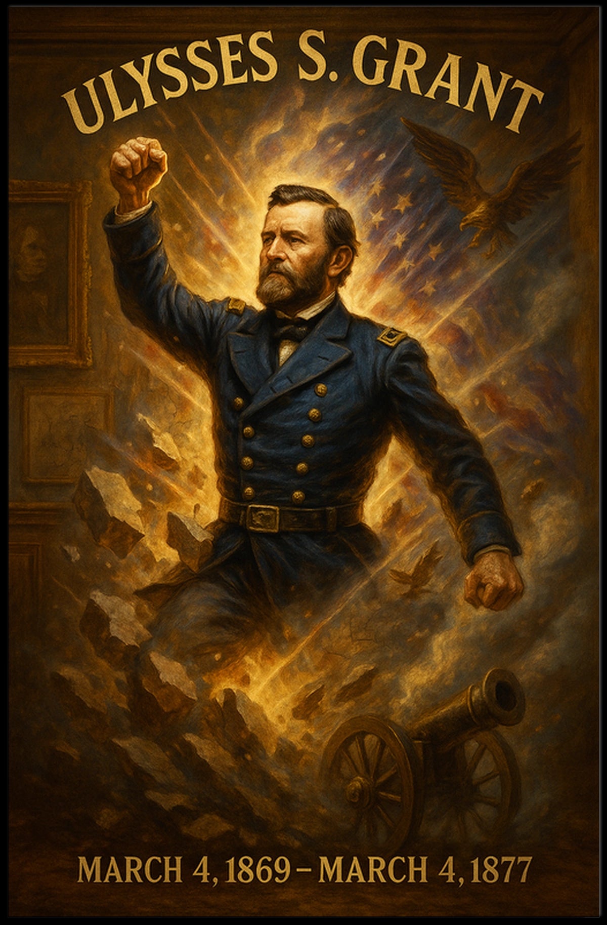 Ulysses S. Grant 18th President Poster