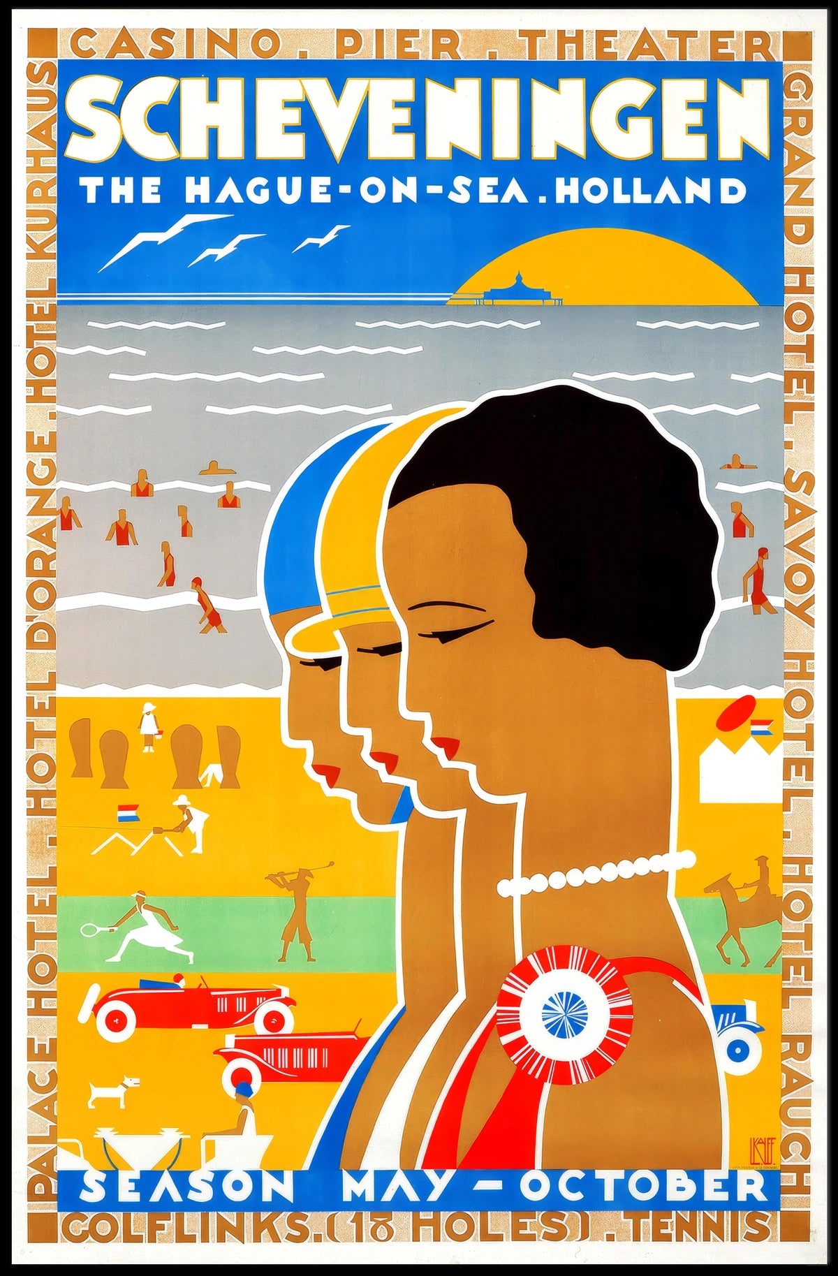 Scheveningen The Hague-On-Sea Poster