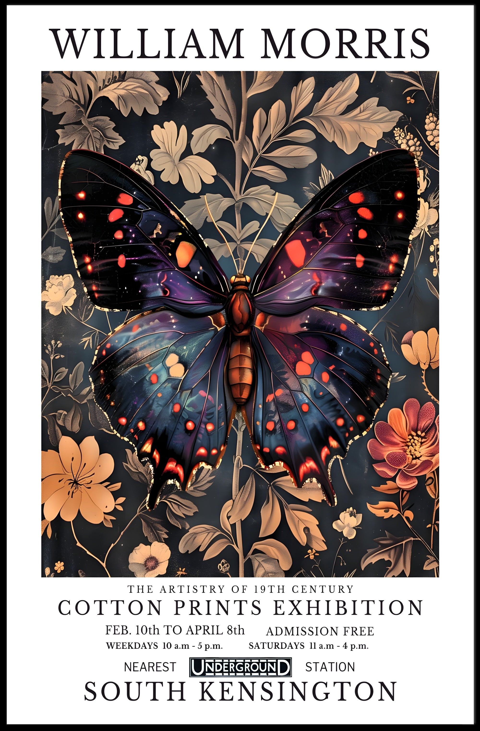 William Morris 19th Century Artistry Cultural Heritage Poster