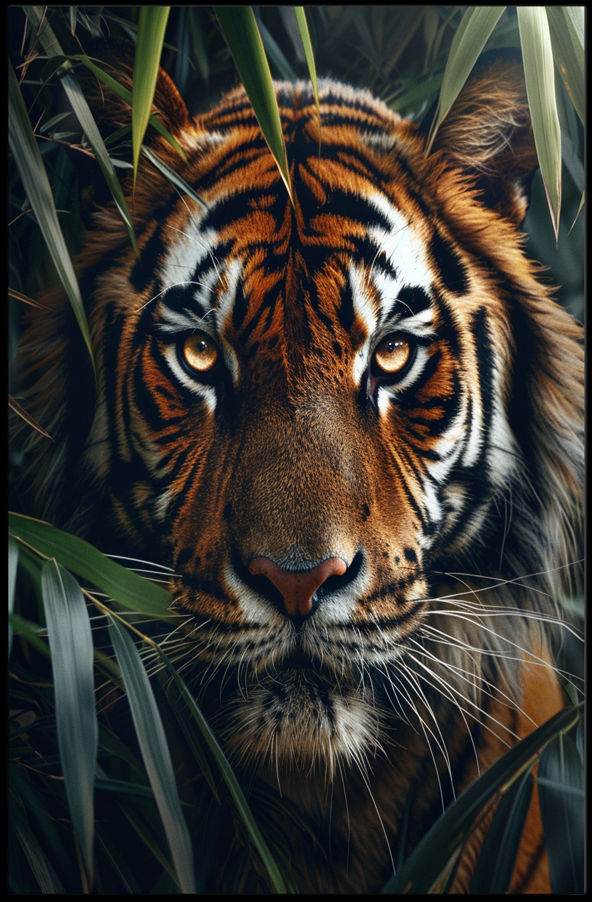 Majestic Tiger Wall Art Poster for Home Decor PosterGoat
