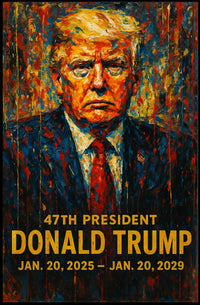 Trump Legacy Expressionism Patriot Poster