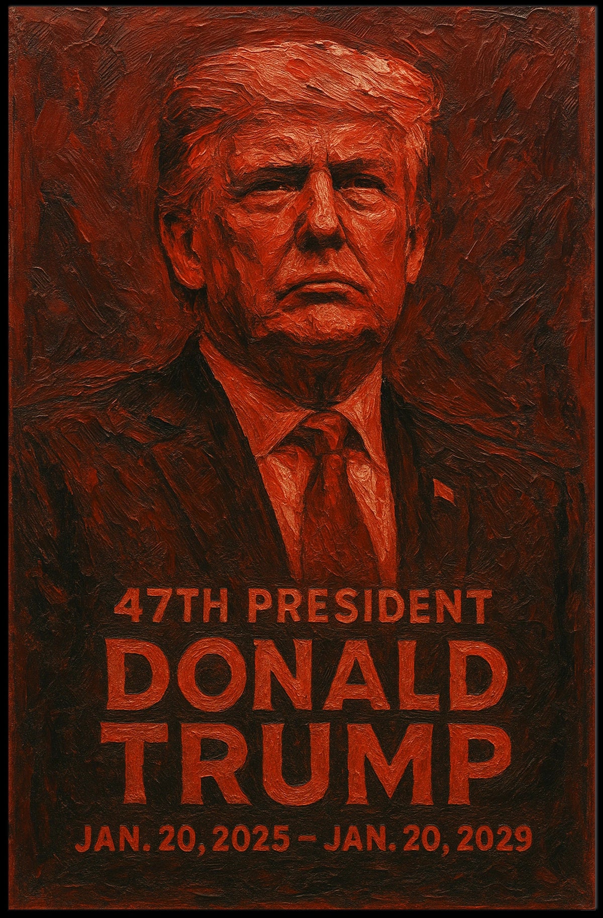 Donald Trump 47th President Poster