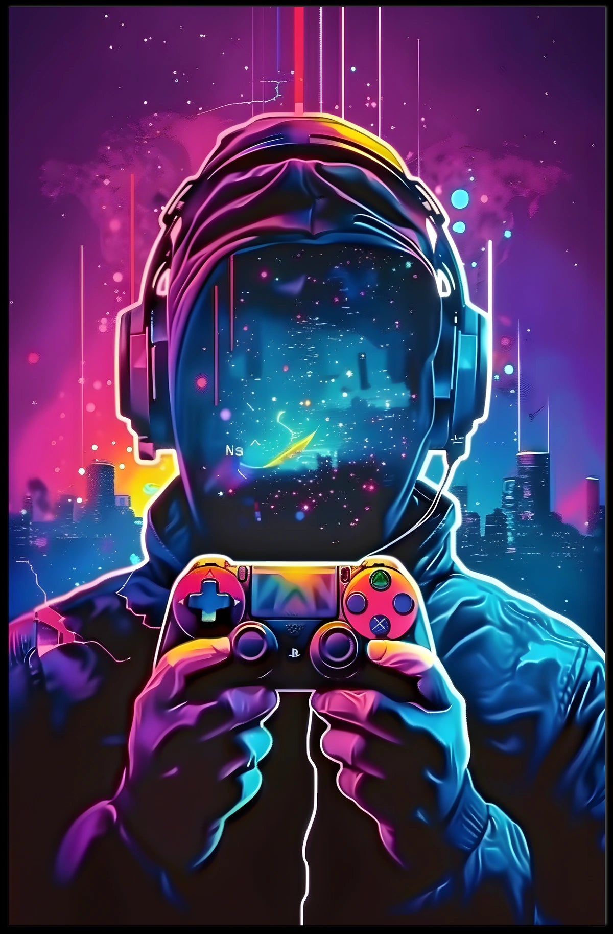 Cosmic Gamer Poster