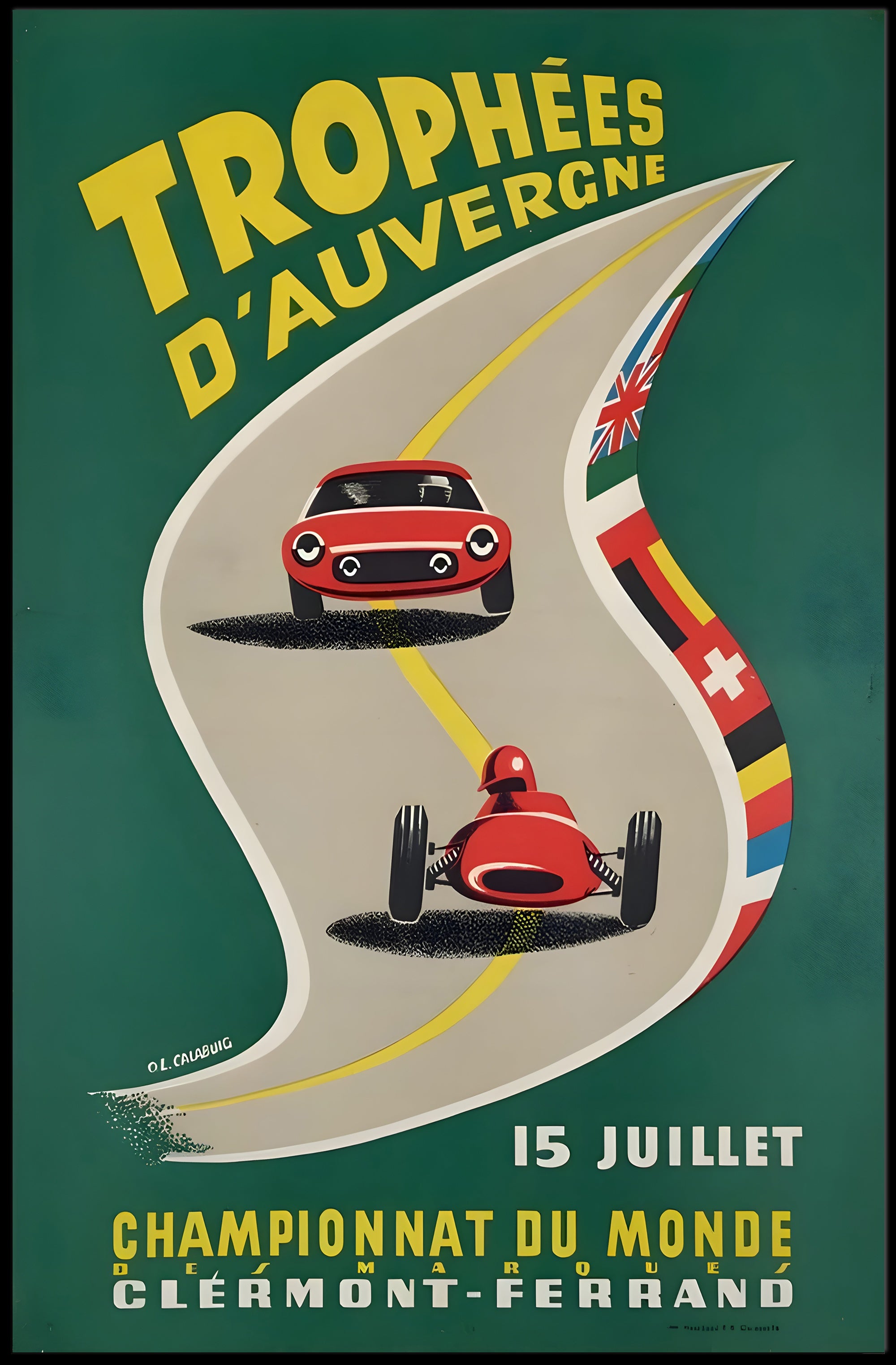 TrophΓ©es d'Auvergne Racing Event Poster