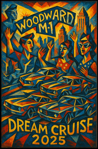 Woodward Dream Cruise 2025 Poster