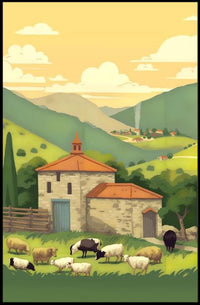 Pastoral Tranquility Poster